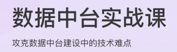 数据中台实战课