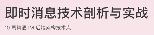 即时消息技术剖析与实战