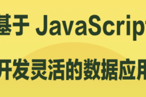 基于 JavaScript 开发灵活的数据应用