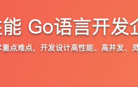 高并发&高性能 Go语言开发企业级抽奖项目【完结】