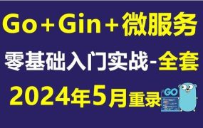 Go语言编程大全，web微服务数据库十大专题精讲【完结】