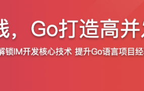 支持10万人同时在线，Go打造高并发web即时聊天应用【完结】
