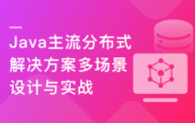 Java主流分布式解决方案多场景设计与实战【完结】