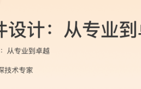 软件设计：从专业到卓越