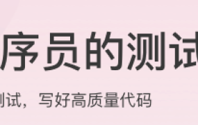 程序员的测试课