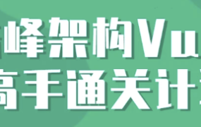珠峰架构Vue3高手通关计划【完结】