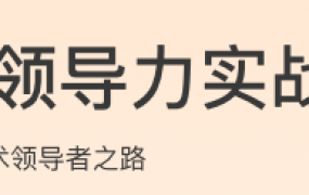 技术领导力300讲