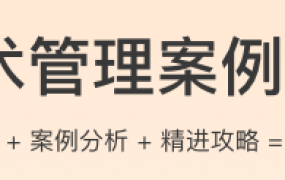 技术管理案例课