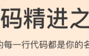 代码精进之路