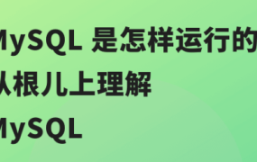 MySQL 是怎样运行的：从根儿上理解 MySQL