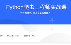 Python爬虫工程师实战课