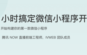 9 小时搞定微信小程序开发